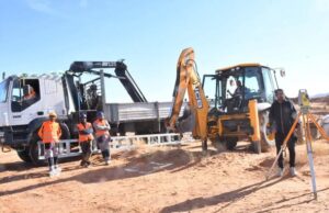 النعامة انطلاق مشروع الكهرباء الريفية