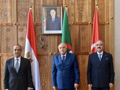 لاجتماع وزراء خارجية الجزائر وتونس ومصر بشأن ليبيا (آلية دول الجوار الثلاثية)