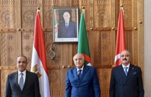 لاجتماع وزراء خارجية الجزائر وتونس ومصر بشأن ليبيا (آلية دول الجوار الثلاثية)