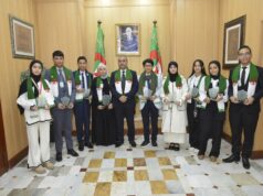 وزير التربية الوطنية يستقبل رئيسة برلمان الطفل الجزائري ونوابها